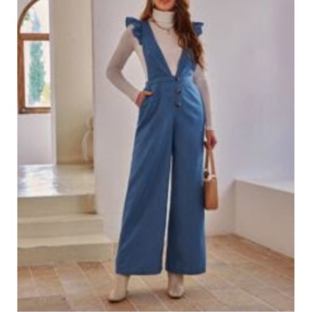 Blue overalls